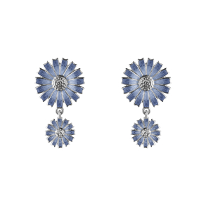 GJ Daisy Bl Dobbelt Rhod. Slv reringe