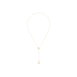 GJ 18 Kt Offspring Lariat Halskde