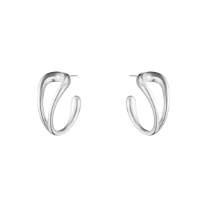 Georg Jensen Slv Mercy Swirl Earhoops 20001840
