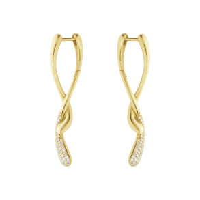 Georg Jensen 18kt Mercy �reringe m/Dia 0,37ct 20001933