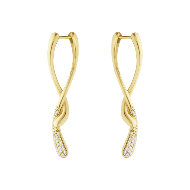 Georg Jensen 18kt Mercy �reringe m/Dia 0,37ct 20001933