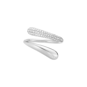 GJ S�lv Mercy Twist Ring m/Diamanter - 2000200500