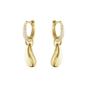 GJ 18kt Reflect �reringe m/Dia 0,14ct. 2002006