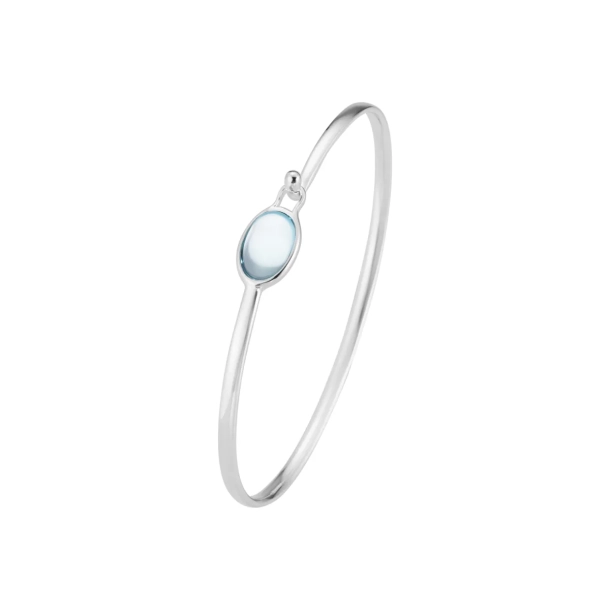 GJ S�lv Torun Archive Armring m/Bl� Topas 20002074000