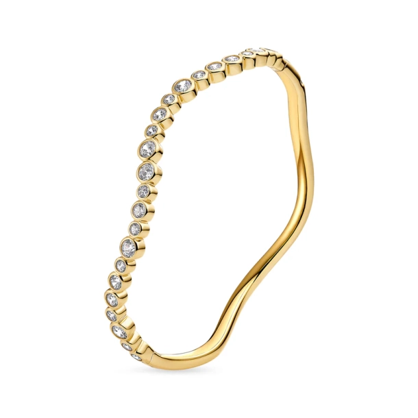 SJ S�lv Sardinien Wave Bangle