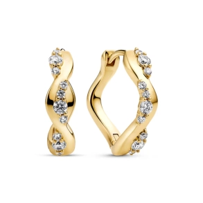 SJ Forg. Ellera Waves Altro Creolo SJ-E2762-CZ-YG