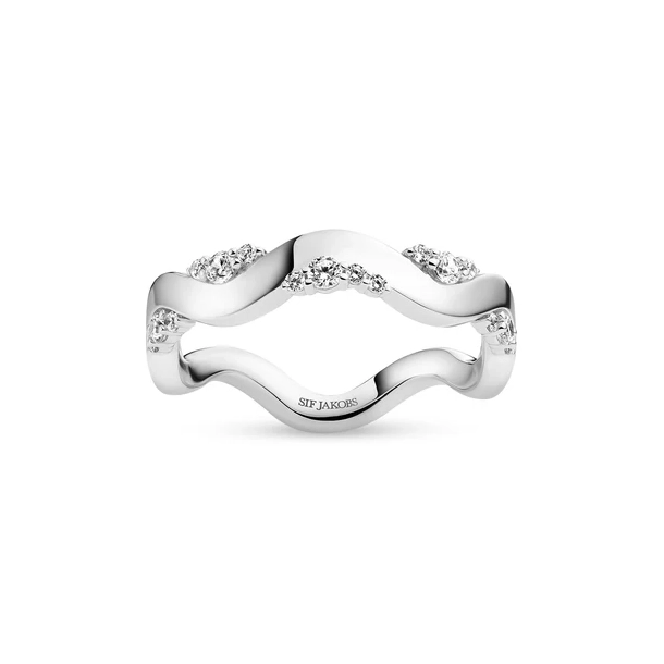 SJ Ellera Waves Altro S�lv Ring SJ-R2762-CZ