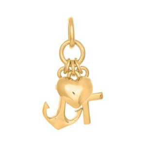 Forgyldt Slv Tro, Hb & Krlighed Vedhng 20163145900