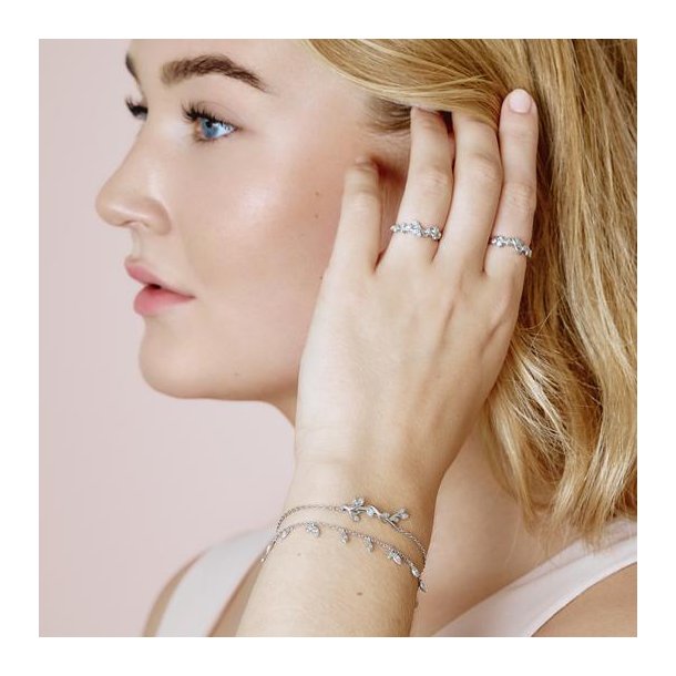 Slv Jungle Ivy Armbnd 2-3106A-R