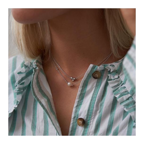 Slv Pebbles Halskde 3-3801a-r