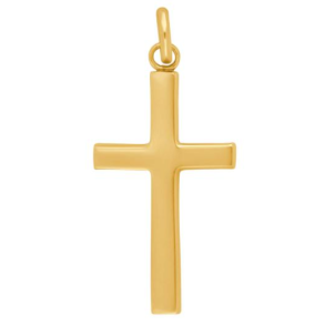 Forgyldt Slv Kors 30mm 20250045900