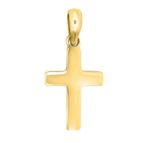 Forgyldt Slv Massivt Kors 13mm 20250095900