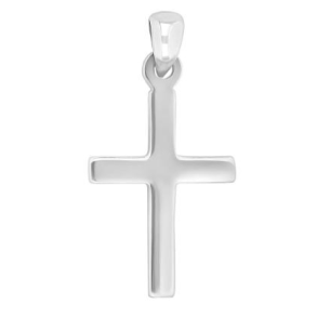 Rhodineret Slv Kors 20mm 20250100900