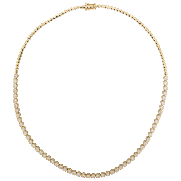 18KT GULD TENNIS COLLIE