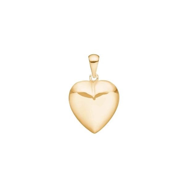 Siersb�l 8 Kt Guld Hjerte 14mm 20310230300