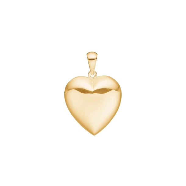 Siersb�l 8 Kt Guld Hjerte 16mm 20310240300