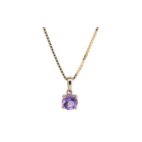 14kt. Guldvedh. m/Ametyst /Forg.K�de - 20470680509