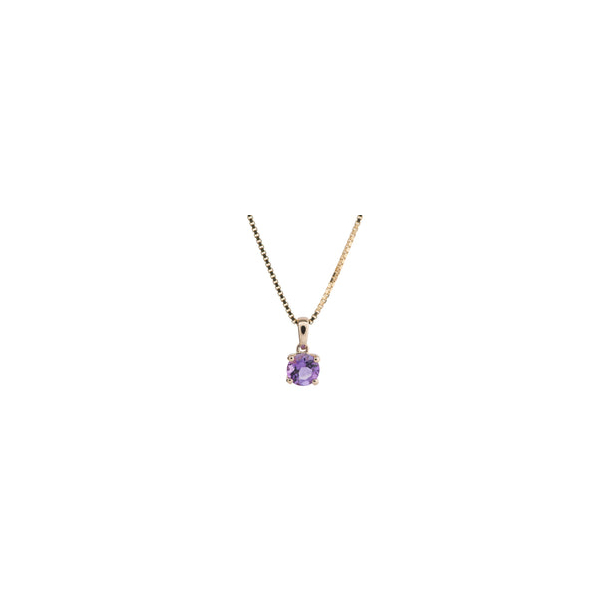 14kt. Guldvedh. m/Ametyst /Forg.K�de - 20470680509