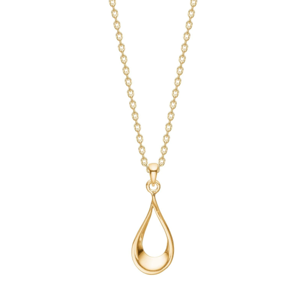 14kt. Guld Dr�be Vedh. m/Forg. K�de - 20552210500