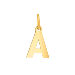 14kt Guld A Bogstav Vedhng 2083183050A