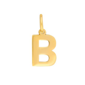 14kt Guld B Bogstav Vedhng 2083183050B