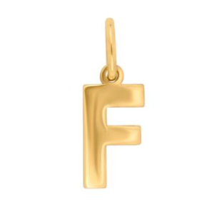 14kt Guld F Bogstav Vedhng 2083183050F