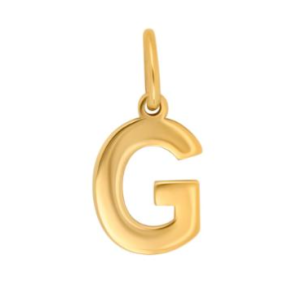 14kt Guld G Bogstav Vedhng 2083183050G