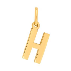 14kt Guld H Bogstav Vedhng 2083183050H