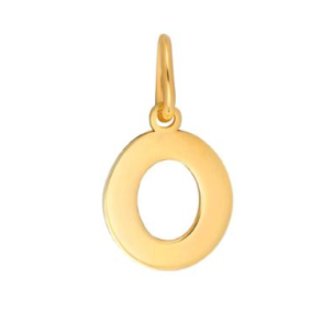 14kt Guld O Bogstav Vedhng 2083183050O