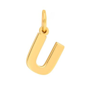 14kt Guld U Bogstav Vedhng 2083183050U
