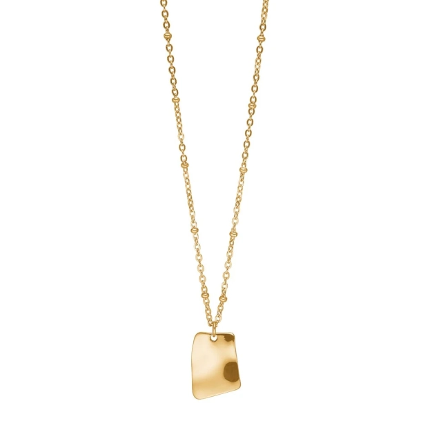 Nordahl St�l IP Gold Halsk�de m/Firkantet Vedh�ng ONDA 20842062800