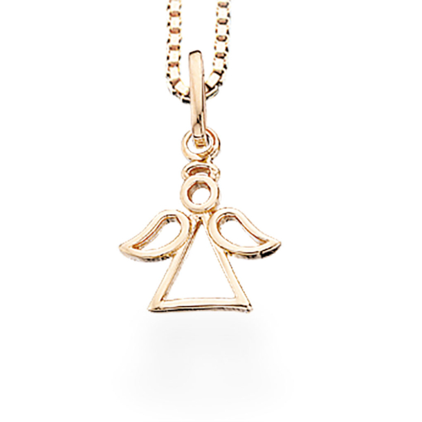 8kt Guld Engel +  K�de 208753