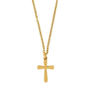 SON IP Gold Stl Halskde m/Kors 20890262800