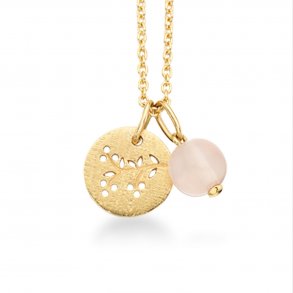 14Kt PrimaVera Vedhng m/Rosaquarts + Kde 210215