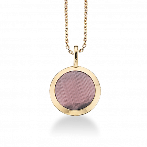 8 Kt Guldvedhng m/Rosaquarts + Kde 210373