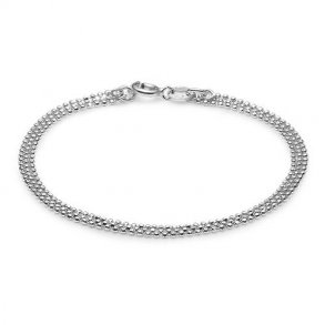 Slv Armbnd m/3 Rkker 19cm 21101355-19