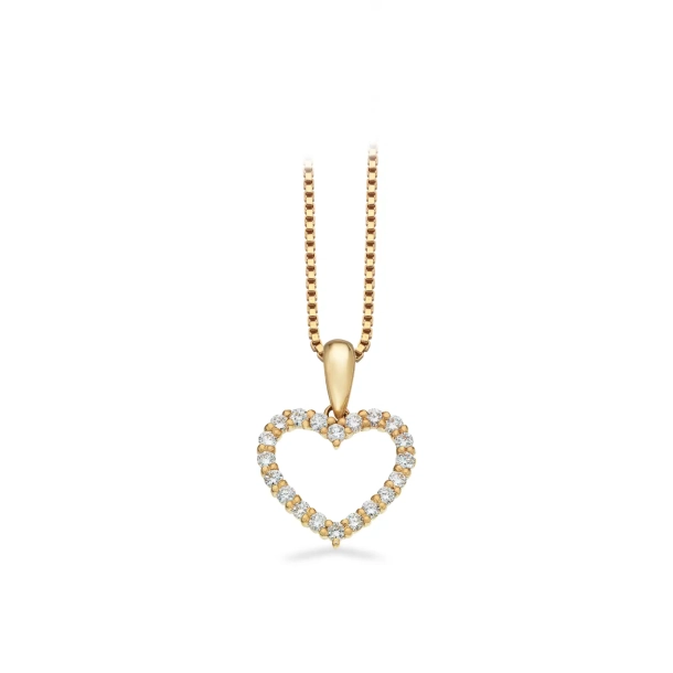 Scrouples 14kt Dazzling Hjerte m/0,25ct. 213185