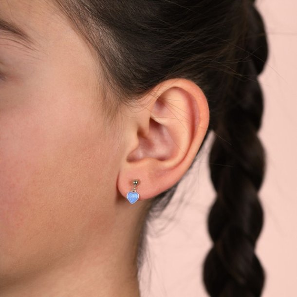 Pia&Per Slv Brnerestikker m/Lysebl Hjerter 22000602