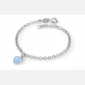 Slv Armbnd m/Blt Hjerte 2250502