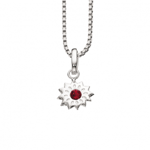 Slv Vedhng m/Blomst + Kde 230492