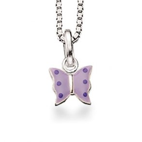 Slv Vedhng m/Sommerfugl + Kde 233892