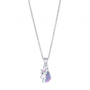 Slv Halskde m/Enhjrning 234 025