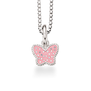 Girls Sommerfugl Halskde Slv 234582