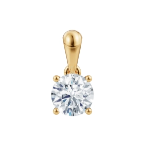 Siersb�l Luxury 14 kt. Solitaire Vedh�ng m/0.50 ct TW/VS2 Lab Grown Diamond