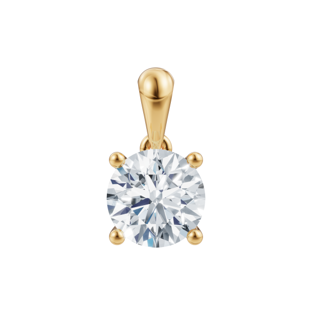 Siersb�l Luxury 14 kt. Solitaire Vedh�ng m/1.0 ct TW/VS2 Lab Grown Diamond 