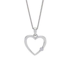 Rhod. Slvhalskde Hjerte m/1 CZ 20450630900