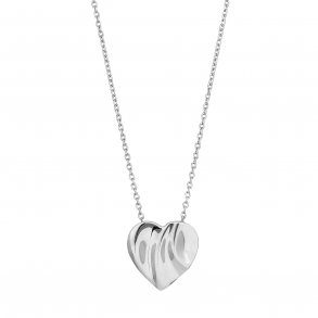 Rhodineret Slv Hjerte + Kde 255 502