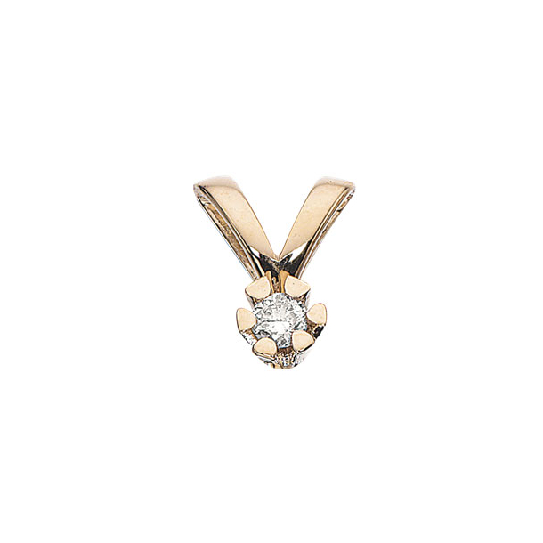 Vida 8Kt Guld Vedhng m/0.03ct Brillant 2813.03