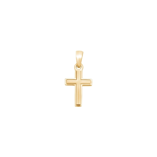 Siersb�l 8 Kt Guld Kors 14 mm 29170130300