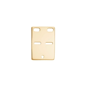 Siersb�l 8 Kt Kadaverskilt 20x14 mm 29170410300